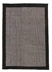 Gyapjúszőnyeg - Luxor (fekete/fehér)