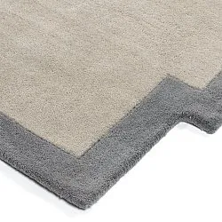 Gyapjúszőnyeg - Agra Hand Tufted Wool Premium (szürke)
