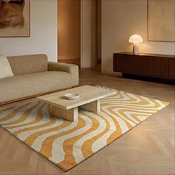 Gyapjúszőnyeg - Aiz Hand Tufted Wool Premium (sárga)