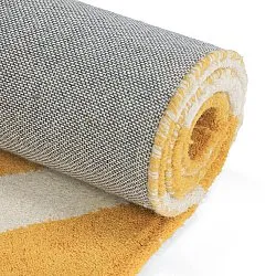Gyapjúszőnyeg - Aiz Hand Tufted Wool Premium (sárga)