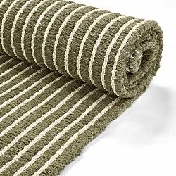 Gyapjúszőnyeg - Arbil (zöld/fehér)