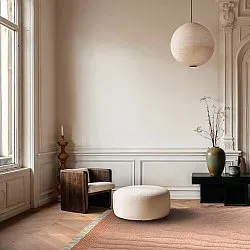 Gyapjúszőnyeg - Arbil (terrakotta/fehér)