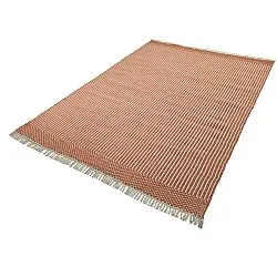 Gyapjúszőnyeg - Arbil (terrakotta/fehér)