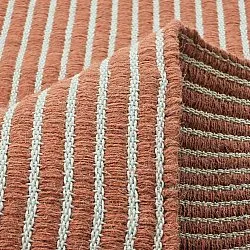 Gyapjúszőnyeg - Arbil (terrakotta/fehér)