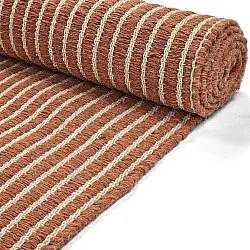 Gyapjúszőnyeg - Arbil (terrakotta/fehér)