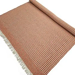 Gyapjúszőnyeg - Arbil (terrakotta/fehér)