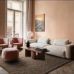 Gyapjúszőnyeg - Avafors Wool Bubble (barna/bézs)