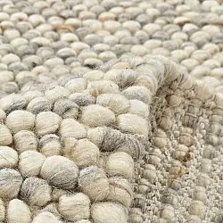 Gyapjúszőnyeg - Avafors Wool Bubble (szürke/bézs)