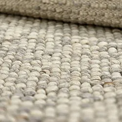 Gyapjúszőnyeg - Avafors Wool Bubble (szürke/bézs)