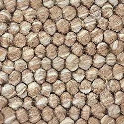 Gyapjúszőnyeg - Avafors Wool Bubble (világos barna/fehér)