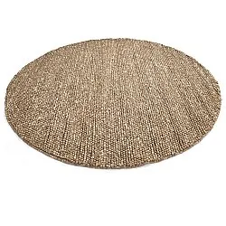 Kerek szőnyeg - Avafors Wool Bubble (világos barna/fehér)