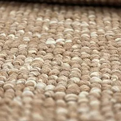 Kerek szőnyeg - Avafors Wool Bubble (világos barna/fehér)