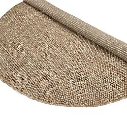 Kerek szőnyeg - Avafors Wool Bubble (világos barna/fehér)