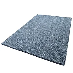 Gyapjúszőnyeg - Avafors Wool Bubble (tengerészkék/krém)