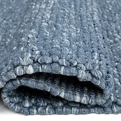 Gyapjúszőnyeg - Avafors Wool Bubble (tengerészkék/krém)