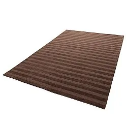 Gyapjúszőnyeg - Brenta Handloom Wool Premium (barna)