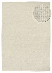 Gyapjúszőnyeg - Charonne Flat Handloom Wool Premium (krém)