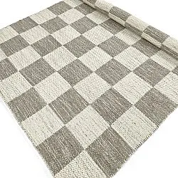 Gyapjúszőnyeg - Dundee (szürke/fehér)