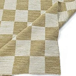 Gyapjúszőnyeg - Dundee (sárga/fehér)