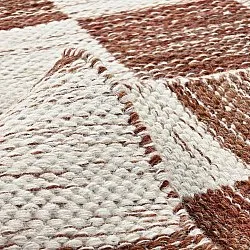 Gyapjúszőnyeg - Dundee (piros/fehér)