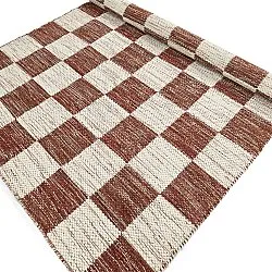 Gyapjúszőnyeg - Dundee (piros/fehér)