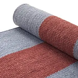 Gyapjúszőnyeg - Garine (kék/piros)