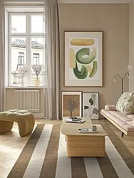 Gyapjúszőnyeg - Garine (barna/bézs)