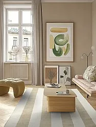 Gyapjúszőnyeg - Garine (törtfehér/bézs)