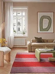 Gyapjúszőnyeg - Garine (rózsaszín/piros)