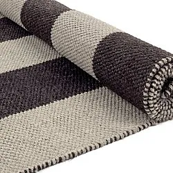 Gyapjúszőnyeg - Garine (fekete/bézs)