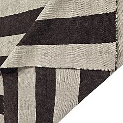 Gyapjúszőnyeg - Garine (fekete/bézs)