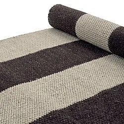 Gyapjúszőnyeg - Garine (fekete/bézs)