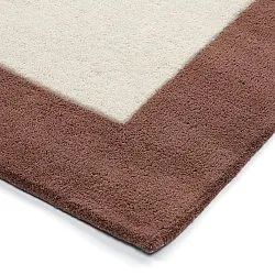 Gyapjúszőnyeg - Gaya Hand Tufted Wool Premium (krém/barna)