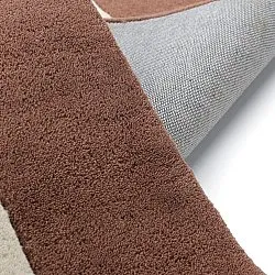 Gyapjúszőnyeg - Gaya Hand Tufted Wool Premium (krém/barna)