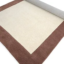 Gyapjúszőnyeg - Gaya Hand Tufted Wool Premium (krém/barna)