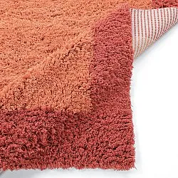 Gyapjúszőnyeg - Khenifra Handknot Wool Premium (narancs/piros)