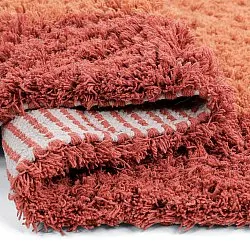 Gyapjúszőnyeg - Khenifra Handknot Wool Premium (narancs/piros)