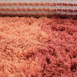 Gyapjúszőnyeg - Khenifra Handknot Wool Premium (narancs/piros)