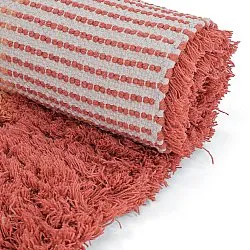 Gyapjúszőnyeg - Khenifra Handknot Wool Premium (narancs/piros)