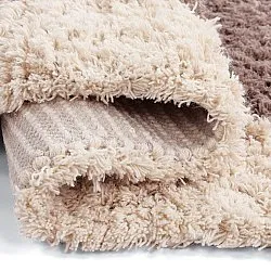Gyapjúszőnyeg - Khenifra Handknot Wool Premium (taupe/krémszínű)