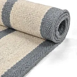 Gyapjúszőnyeg - Luton (koptatott farmer/fehér)