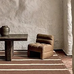 Gyapjúszőnyeg - Luton (natúr/mély taupe)