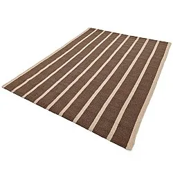 Gyapjúszőnyeg - Luton (natúr/mély taupe)