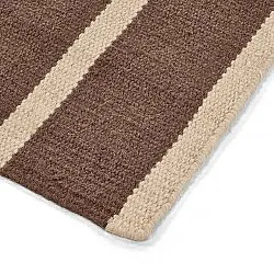 Gyapjúszőnyeg - Luton (natúr/mély taupe)