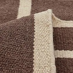 Gyapjúszőnyeg - Luton (natúr/mély taupe)