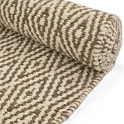 Gyapjúszőnyeg - Monastir (barna/fehér)