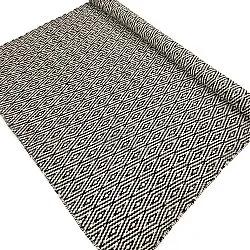 Gyapjúszőnyeg - Monastir (fekete/fehér)