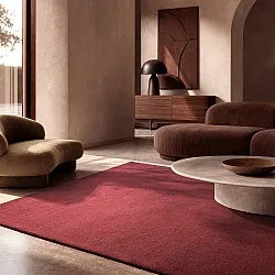 Gyapjúszőnyeg - Montmartre Loop Handtufted Wool (burgundia)