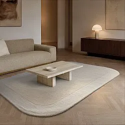 Gyapjúszőnyeg - Puri Hand Tufted Wool Premium (krém/fehér)