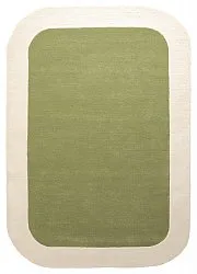 Gyapjúszőnyeg - Puri Hand Tufted Wool Premium (zöld/krém)